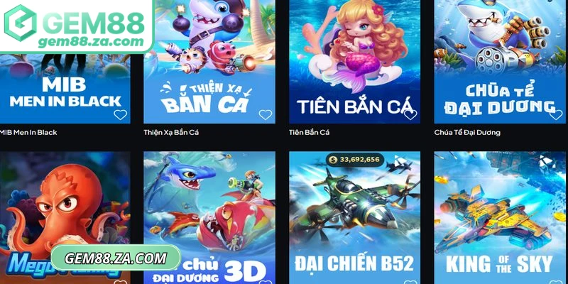 Khuyến mãi nhận được khi chơi tại bắn cá GEM88